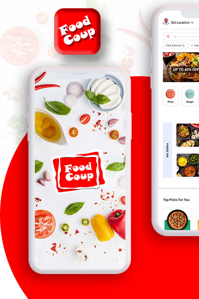 Food Delivery app solutions - FoodCoup from Appcoup